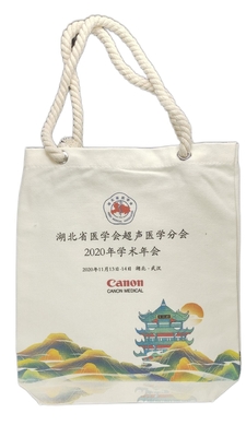 handgenähte bunte Tragetasche Non Woven Stofftaschen zum Einkaufen 16 oz