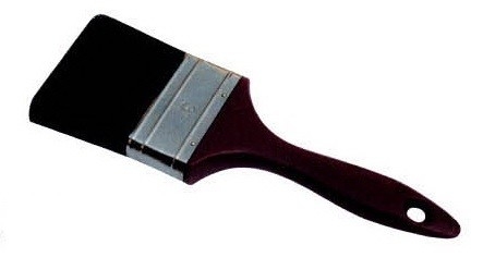 Kunststoffgriffe schwarz, Bristel, Farbpinsel vielseitig
