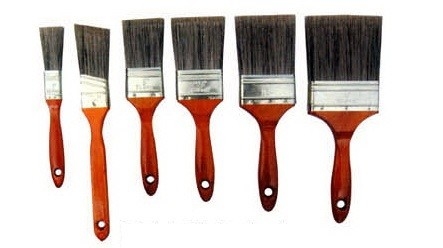 Schwarzes, mit Polyester gekennzeichnetes Borsten-Pinsel-Pinsel-Pinsel-Set