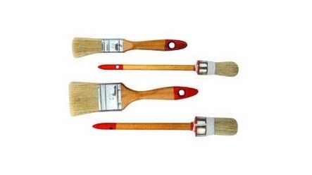Weißer 2-Zoll-Naturborstenpinsel Lackpinsel