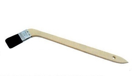 ODM Schwarzer Naturborsten-Pinsel mit gebogenem Griff 1&quot; 2&quot;