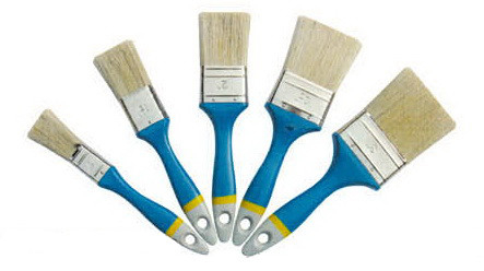 Lackierte Bulk-Buy-Pinsel, weiße Chinaborsten, OEM