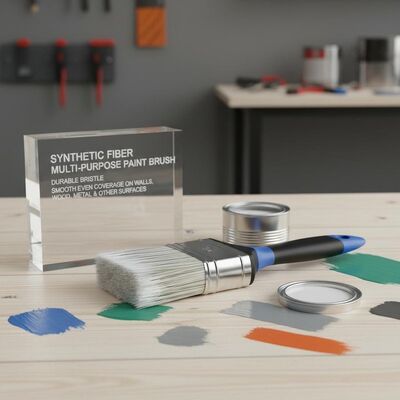 Synthetische Faser Mehrzweckfarbbbürste Langlebig Bristle für glatte, gleichmäßige Abdeckung an Wänden Holz Metall und andere Oberflächen entwickelt